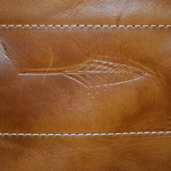 Iron Rivet Mini Backpack HONEY Leather Convertible Bag Hand Made in USA $350 main image 5
